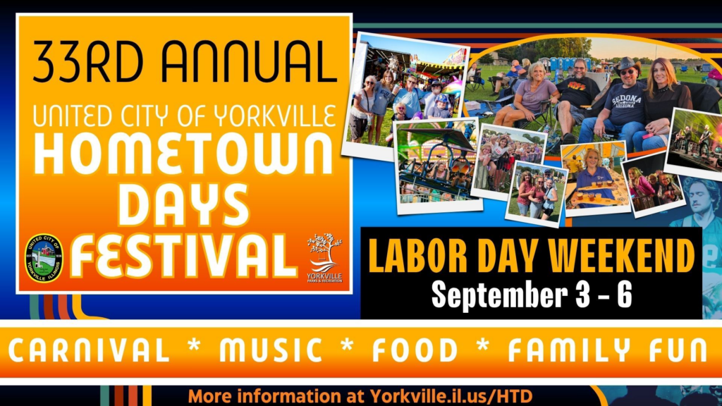 Thursday-Sunday, September 3-6 | 33rd Annual Yorktown Hometown Days Festival