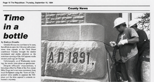 1891 Time Capsule Opens Window Into Kane County’s Past
